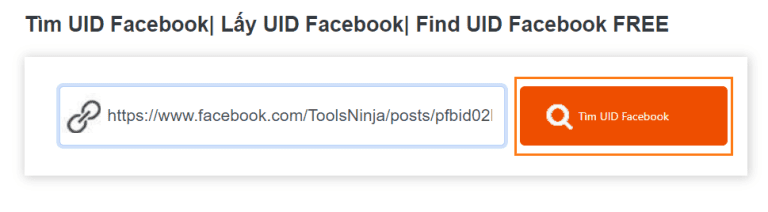 tìm UID Facebook