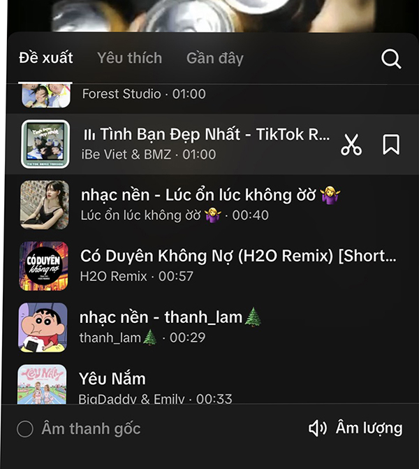 video tiktok bị tắt tiếng bản quyền