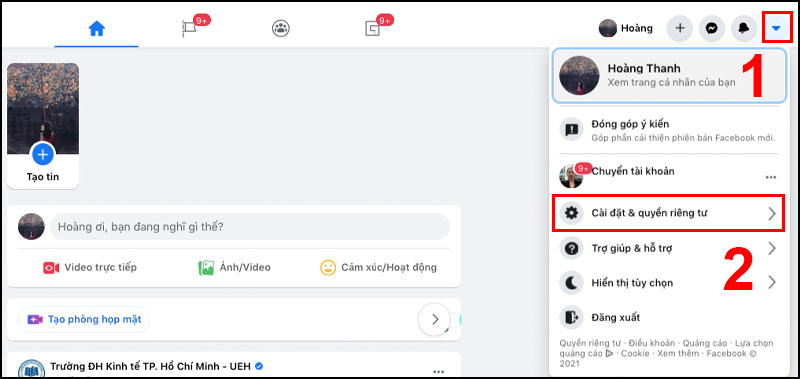 Cách tải ảnh lên facebook HD bằng máy tính